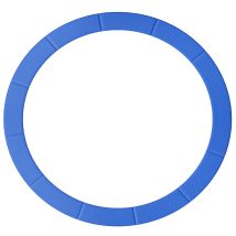 HOMCOM Trampolin Randabdeckung Sicherheitsnetz 8ft 10ft 12ft 15ft Randabdeckung: Ø366 cm-Blau (Trampolin nicht inbegriffen)   Aosom