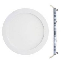 Europalamp - Spot Encastrable Led 12w Rond Extra-plat Blanc Froid 6000k