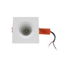 Silamp - Spot Led Encastrable Carré 5w 80° - Blanc Froid 6000k - 8000k - Silamp
