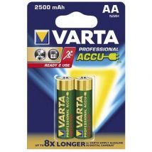 Varta - Lot De 2 Piles Alcaline Type Hr6 1.2 Volts Rechargeables - Varta - 5716101402