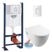 Grohe - Grohe Pack Wc Rapid Sl Autoportant + Wc Serel Sm26 + Plaque Blanche (projectsm26-4)
