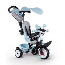 Smoby - Tricycle Enfant Baby Driver Plus Bleu + Ombrelle - Smoby