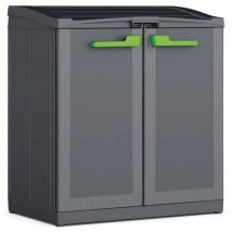Keter - Keter Armoire De Recyclage Moby Compact Recycling System Gris Graphite