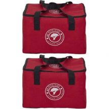 Cook Concept - Lunch Bag Fraicheur 2.6 Litres (lot De 2) Rouge
