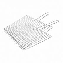 I Love Bbq - Grille Double Pour Barbecue - 40 X 30 Cm