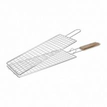 I Love Bbq - Grille Double Pour Barbecue - 17 X 40 Cm