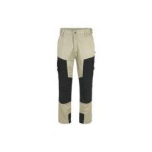 Herock - Pantalon Multipoche Capua - Herock - 180 G/m² - Renforts Cordura 500d - Beige/noir - Taille 56