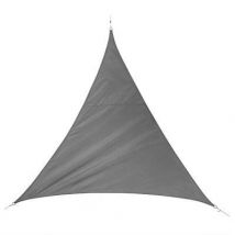 Hesperide - Voile D'ombrage Triangulaire Quito - 5 X 5 M - 160 G/m² - Ardoise