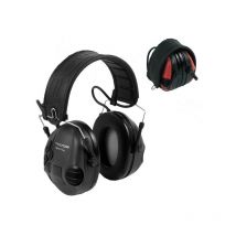 Casque Anti Bruit Electronique Peltor Sporttac Noir Noir Et Rouge - Équipement de Chasse - Chasseur.com
