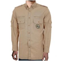 Chemise Manches Longues Homme Bartavel Baroudeur Sanglier - Beige Xxl - Vêtements de Chasse - Chasseur.com