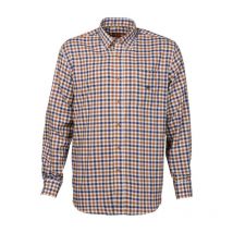 Chemise Manches Longues Homme Idaho Serdagne - Marron/bleu Xxl - Vêtements de Chasse - Chasseur.com