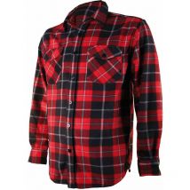 Chemises Manches Longues Homme Treeland T500 - Carreaux Rouge Xxl - Vêtements de Chasse - Chasseur.com