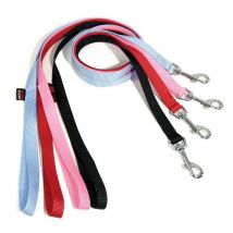 Laisse Chien Martin Sellier Nylon Rouge - Largeur 25mm - Pour le Chien de Chasse - Chasseur.com