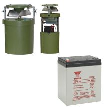 Pack Agrainoir Automatique Roc Import Power Feeder 12 Volts + Batterie Etanche Pack Agrainoir Automatique Power Feeder 12 Volts + Batterie Etanche - 