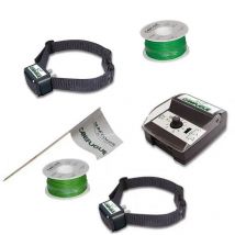 Pack Cloture Canifugue 2 Chiens Numaxes Antifugue Pack Clôture & Collier & Fil Antenne + 1 Collier Supp + Fil Antenne Supp - Pour le Chien de Chasse -