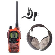 Pack Talkie-walkie Midland G9 Pro Export Boosté + Oreillette + Casque Hi-fi Offert Talkie-walkie + Oreillette + Casque Offert - Équipement de Chasse -