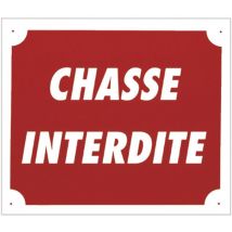 Panneau De Signalisation Europ Arm Chasse Interdite Plastique Alvéolé - Aménagement du Territoire - Chasseur.com