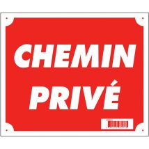 Panneau Signalisation Europ Arm Chemin Privé Plastique Alvéolé - Aménagement du Territoire - Chasseur.com