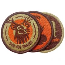 Patch Personnalisé Sur Vos Traces - Collection Grand Gibier Daguet De Seconde Tête - Vêtements de Chasse - Chasseur.com