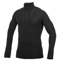 Pull Mixte Woolpower Zip Turtleneck Lite - Noir Xl - Vêtements de Chasse - Chasseur.com