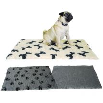 Tapis Chien Vetbed Gris Uni - 75 X 100cm - Pour le Chien de Chasse - Chasseur.com
