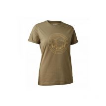 Tee Shirt Manches Courtes Femme Deerhunter Lady Ella - Marron 44 - Vêtements de Chasse - Chasseur.com