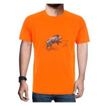 Tee Shirt Manches Courtes Homme Bartavel Diego T1048 Respirant À Motif - Orange Xxl - Vêtements de Chasse - Chasseur.com