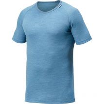 Tee Shirt Manches Courtes Mixte Woolpower Tee Lite - Bleu Xs - Vêtements de Chasse - Chasseur.com