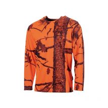 Tee Shirt Manches Longues Homme Treeland T005 - Orange S - Vêtements de Chasse - Chasseur.com