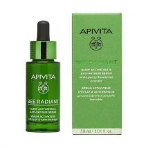 Apivita Bee Radiant Signs of Aging & Anti-fatigue Serum with White Peony and Patented Propolis 30 ml de serum