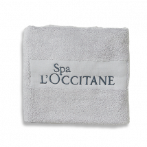 Light Grey Cotton Spa Bath Mat - L'Occitane en Provence