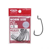 Ami Texas Vanfook Worm-55bf Black Van-wo-55bf-1/0