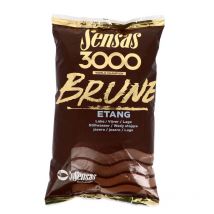 Amorce Sensas 3000 Brune Etang - 1kg 10571 - Pêcheur.com