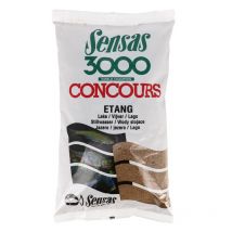 Amorce Sensas 3000 Concours Etang 1kg - Pêcheur.com