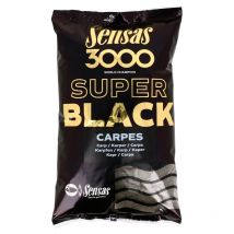 Amorce Sensas 3000 Super Black Carpe 1 Kg - Pêcheur.com