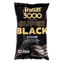 Amorce Sensas 3000 Super Black Etang 1 Kg - Pêcheur.com