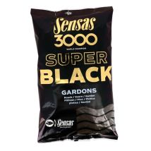 Amorce Sensas 3000 Super Black Gardon 1 Kg - Pour Pêche au Coup - Pêcheur.com