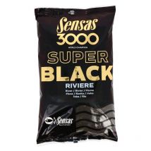 Amorce Sensas 3000 Super Black Riviere 1 Kg - Pêcheur.com