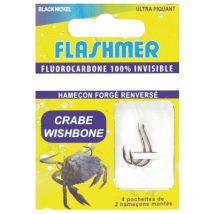 Angebrachte Haken Flashmer Crabe Wishbone Hnw02