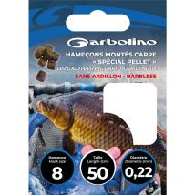 Anzol Empatado Garbolino Special Pellet Carpe - Pack De 10 Gomal0740-l20h10