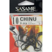 Anzol Sasame Chinu Dark Black Hook F713-1