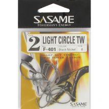 Anzol Sasame Light Circle Black Nickel Hook F401-2