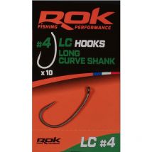 Anzol Simples Rok Fishing Lc Long Curve Shank Rok/041128