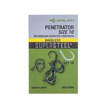 Anzuelo Carpa Korum Penetrator Hook Barbless - Paquete De 10 K0310083