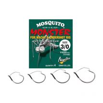 Anzuelo Depredador Nogales Gran Mosquito Monster - Paquete De 4 Nog-mosqm2/0