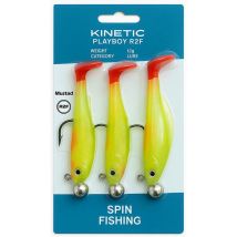 Armed Soft Lure Kinetic Playboy R2f - 9cm - Pack Of 3 E165-327-187