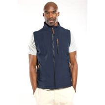 Ärmellose Softshell-weste Herren Bermudes Seasalt - Marineblau Bhgil386lnavy