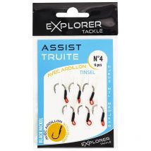Assist Hook Explorer Tackle Assist Truite Tinsel Con Ardiglione Exatrat6