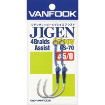 Assist Hook Vanfook Gs-70 - Pack Of 5 Van-gs-70-4/0