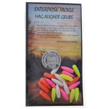 Asticots Artificiels Enterprise Tackle Fluo - Par 20 Asticots Fluo - Pêcheur.com